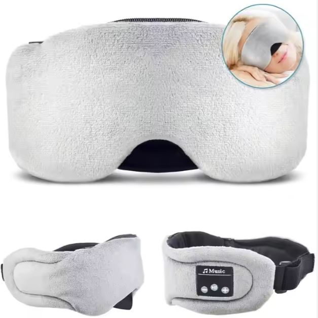 Blue Tooth Speakers Comfortable Mask Nose Baffle to Block Bights Blue Tooth Eye Mask Sleep Headphones